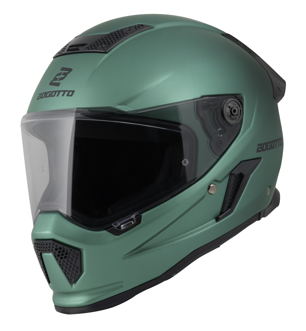 Bogotto Rapto Hjälm Green Matt XS Figur 19