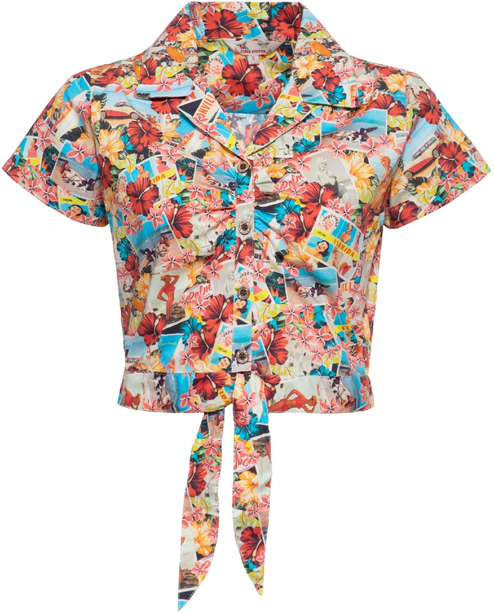 Queen Kerosin Beaches Ladies Blouse M Figure 1