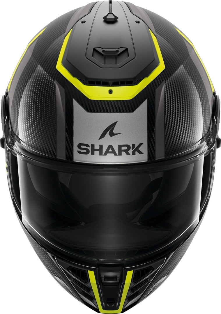 Shark Spartan RS Shawn Carbon Hjälm svart/grå/gul XS (53/54) Figur 2