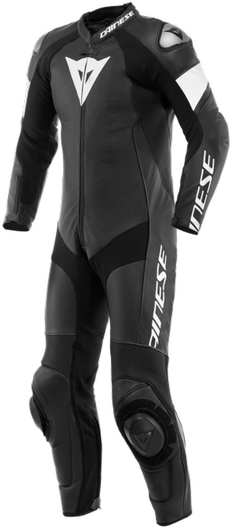Dainese Tosa One Pece Perforated Motorcycle Leather Suit black/white 56 Figure 1