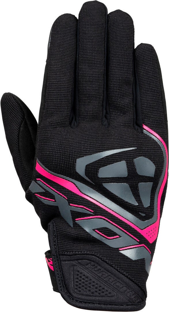 Ixon Hurricane Motorcykelhandsker til damer sort/pink M Figur 1