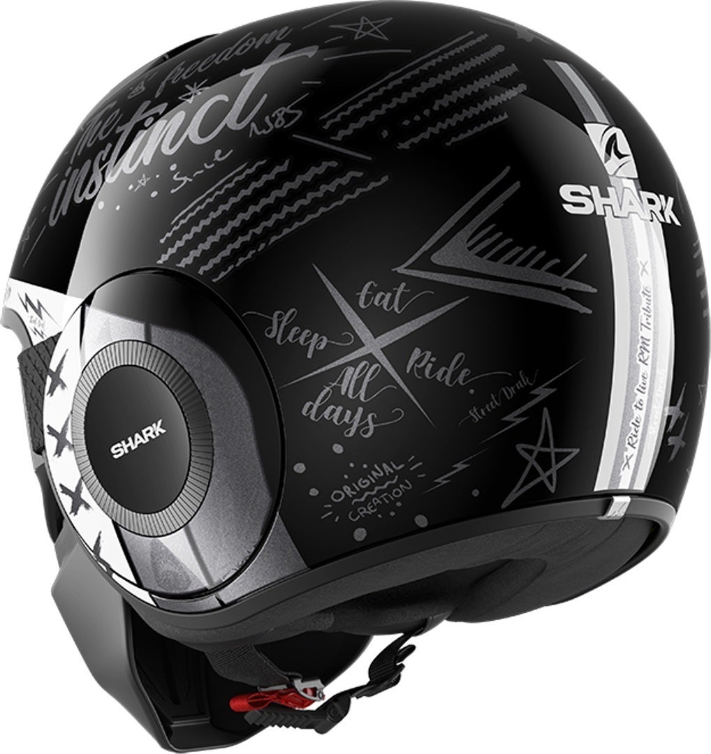 Shark Street-Drak Tribute RM Jet Helmet black/white L (59/60) Figure 5