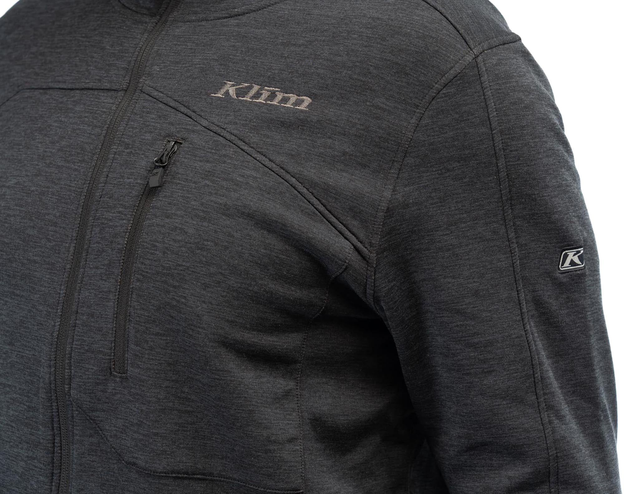 Klim Echo Fleecová mikina černá 3XL Obrázek 4