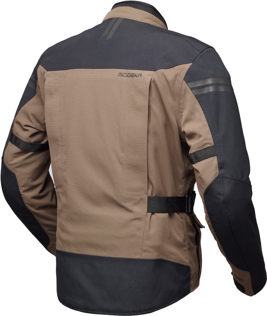 Modeka Paneo LT wasserdichte Motorrad Textiljacke sand/schwarz XXL Abbildung 3