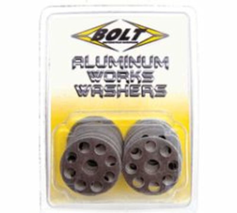 Bolt Bricka genomborrad aluminium med 10 Figur 1