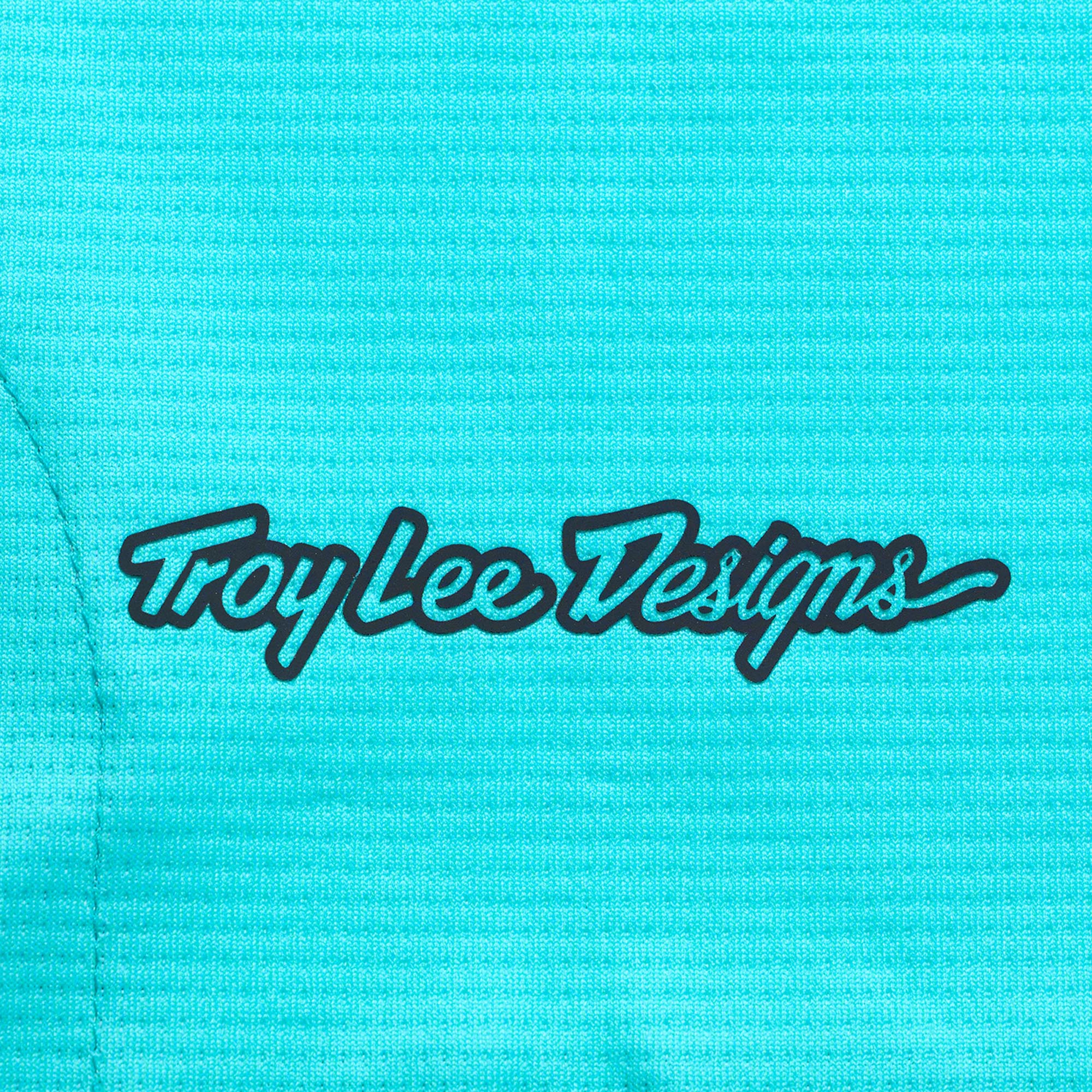 Troy Lee Designs Sprint Pro Mono Ungdoms cykeltrøje turkis JA Figur 13