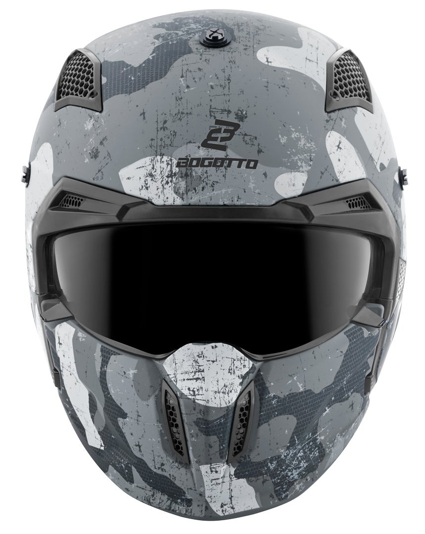 Bogotto Radic Camo Casque Blanc mat/gris L Figure 16
