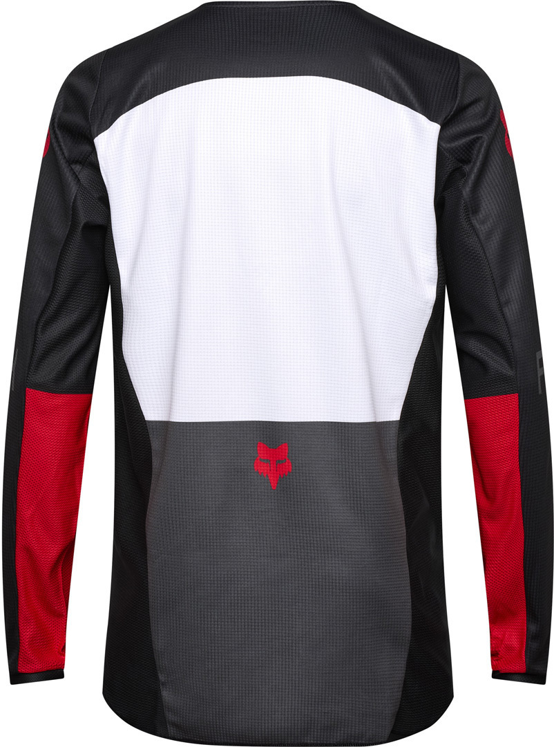 FOX 180 Flow Motocross Jersey weiß/rot L Abbildung 8
