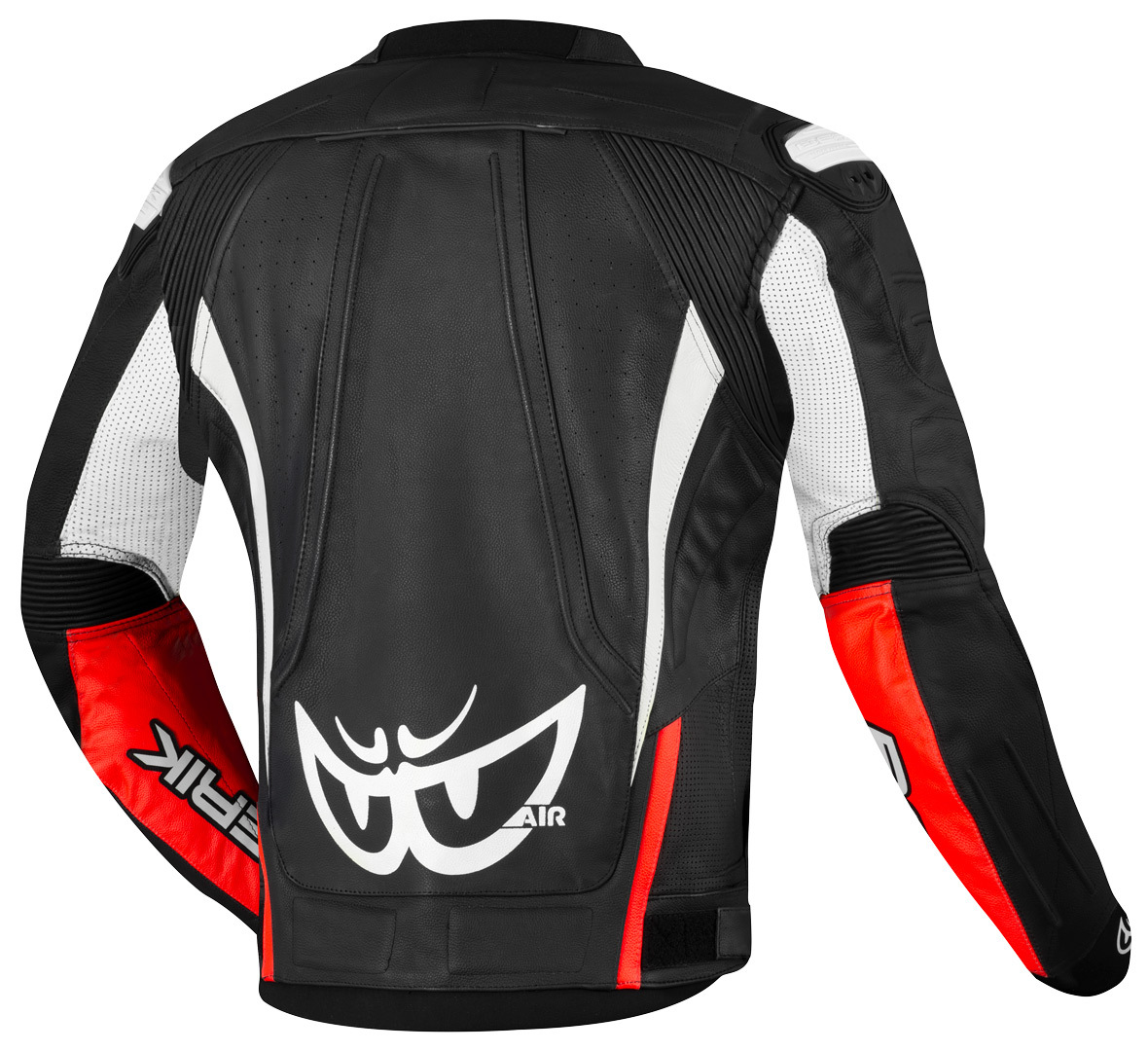 Berik Wild Chase Motorcycle Leather Jacket black/white/red 50 Figure 2