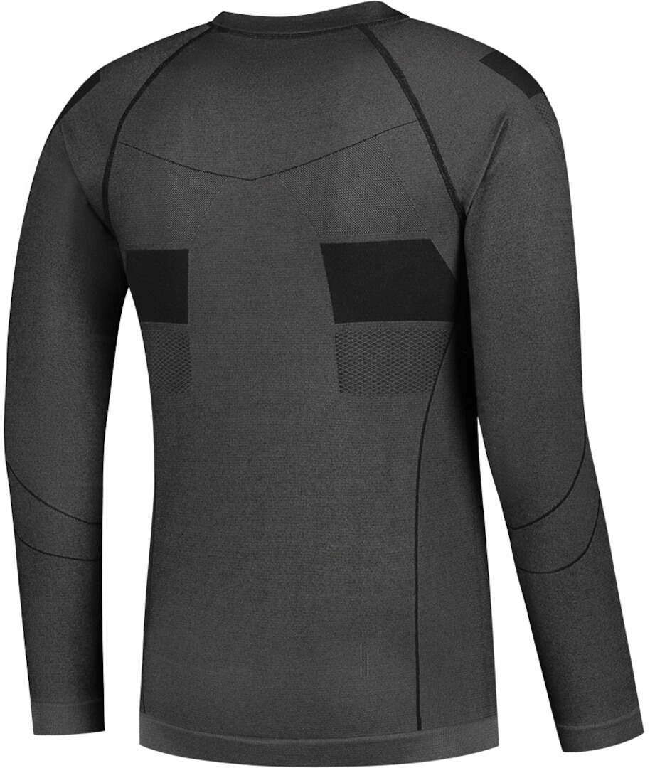 Rusty Stitches Baselayer Longsleeve Functional Shirt grey/black L/XL Figure 2