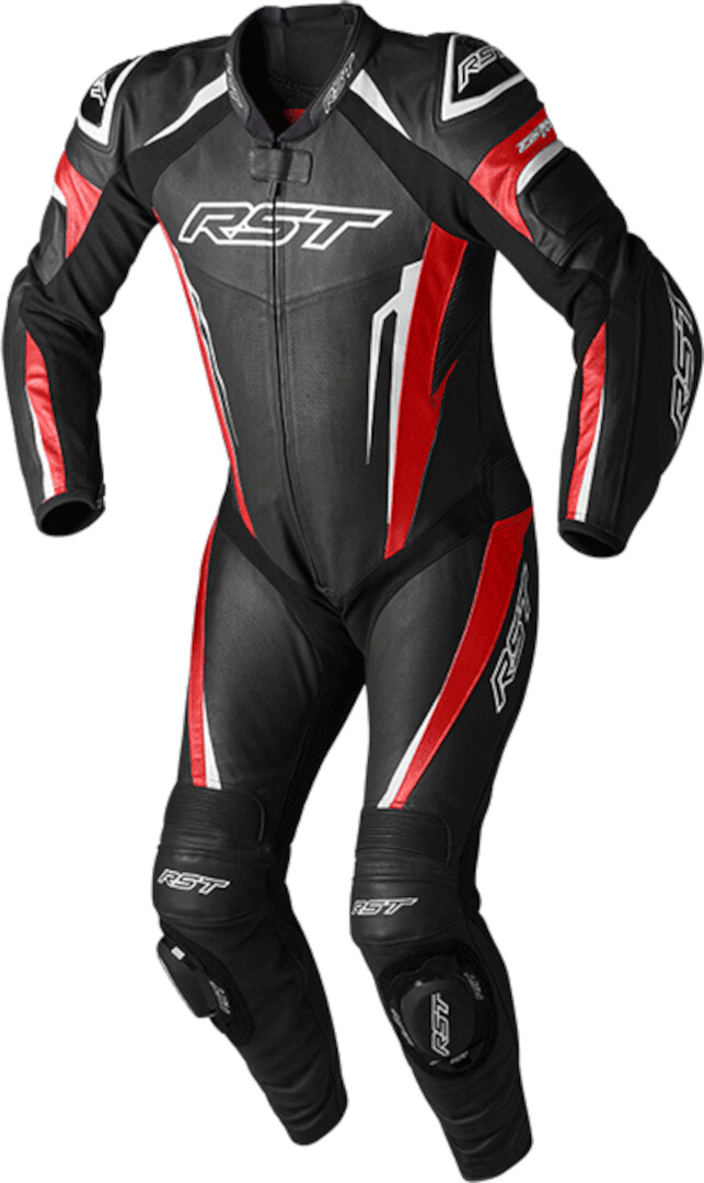 RST Tractech EVO 5 1-Teiler Motorrad Lederkombi schwarz/rot M Abbildung 1