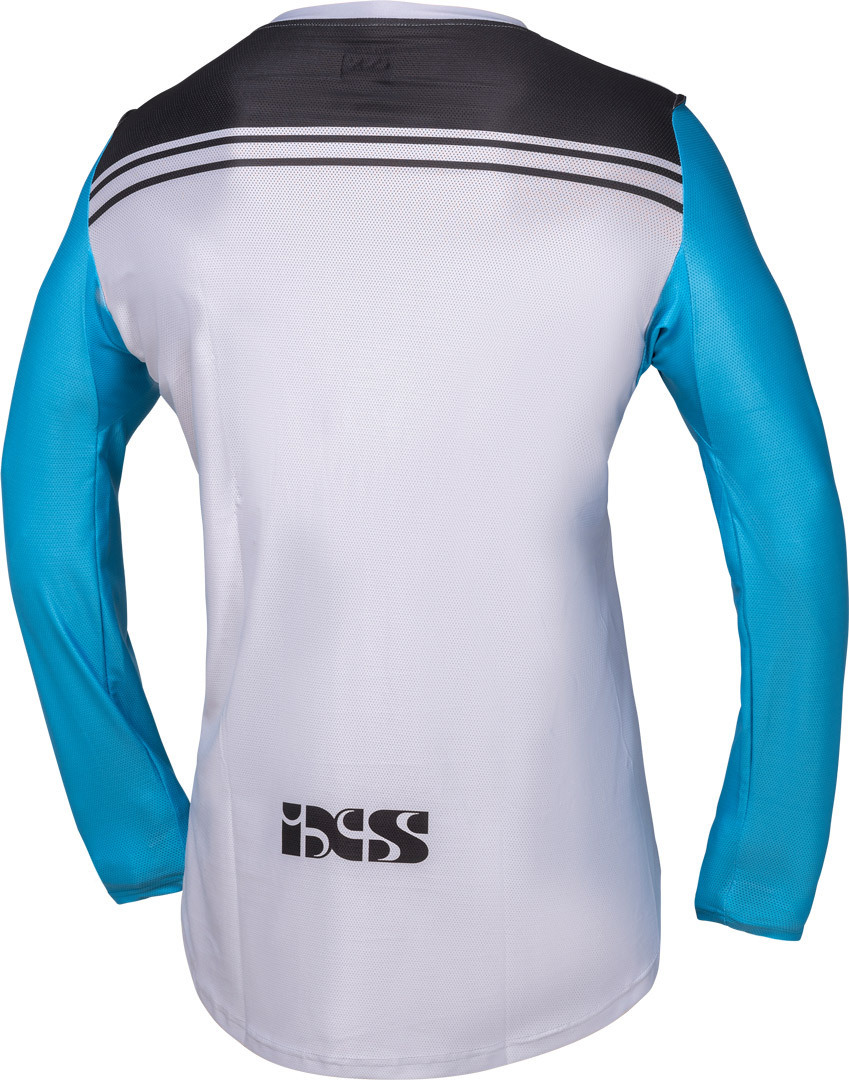 IXS Trigger 4.0 Motocross trøje lysegrå/blå S Figur 2