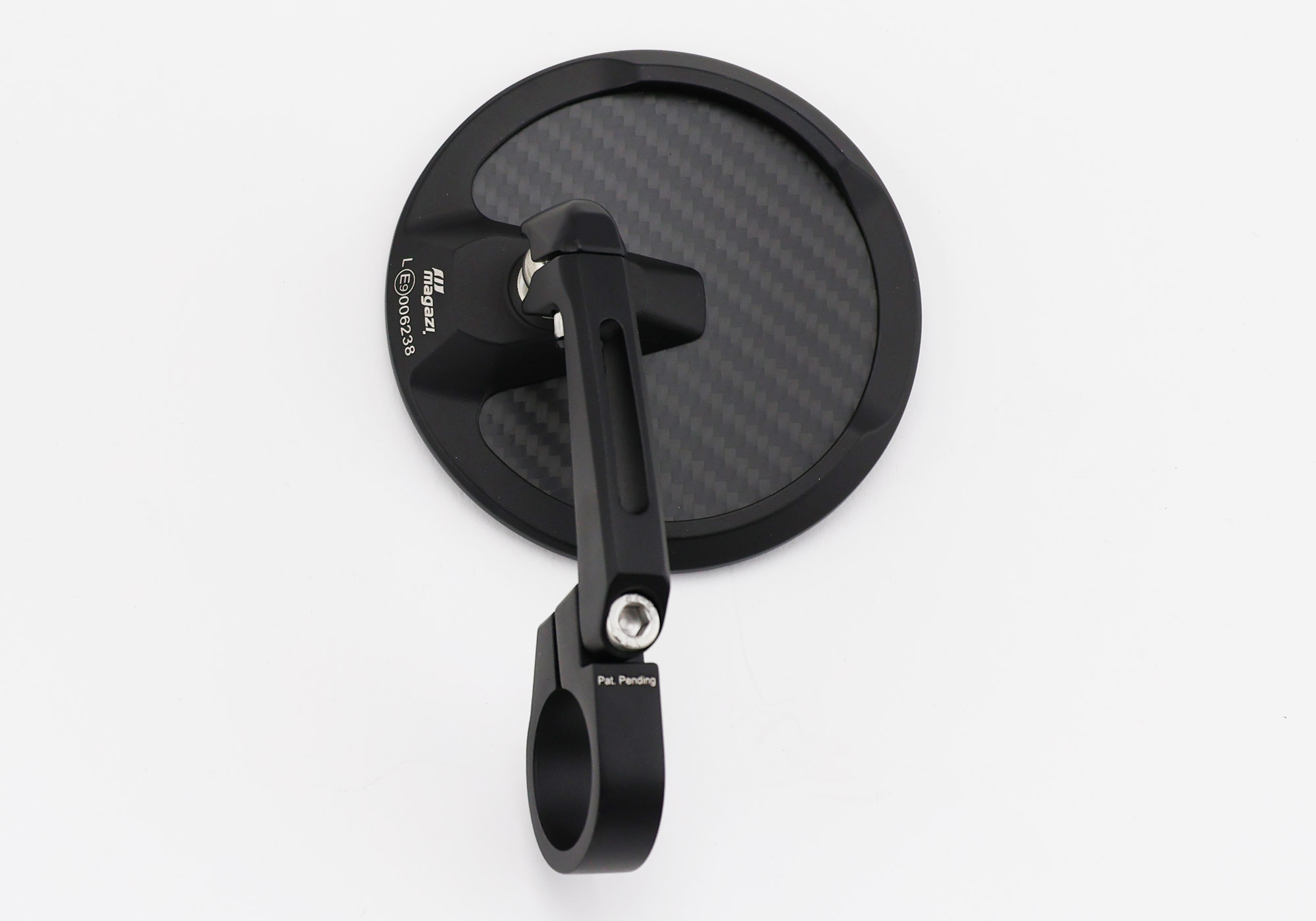 PROTECH MAGAZI oglindă XC-100 CNC frezată aluminiu/carbon/oglindă negru Figura 1