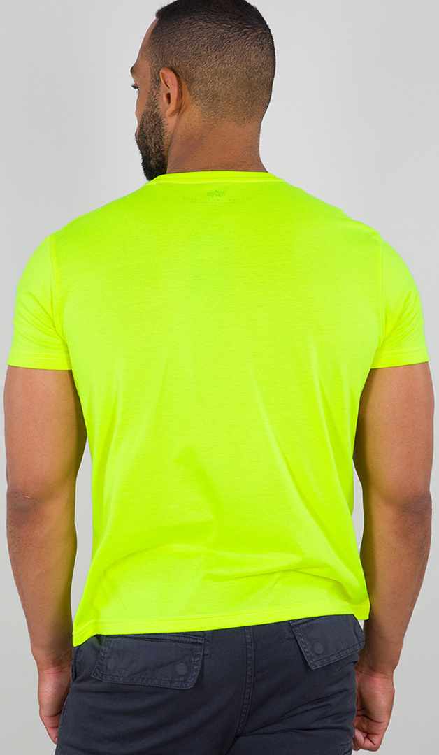 Alpha Industries Basic T シャツ 黄色/黒 M 図2