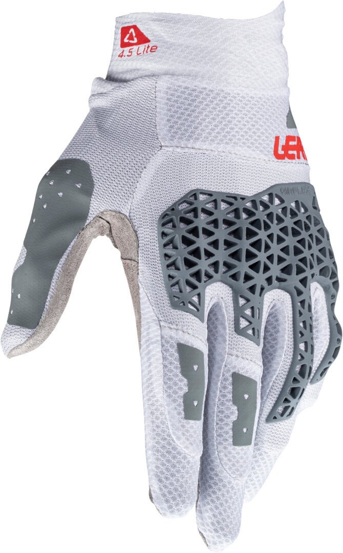 Leatt Moto 4.5 Lite Luvas de Motocross branco/cinza M Figura 5