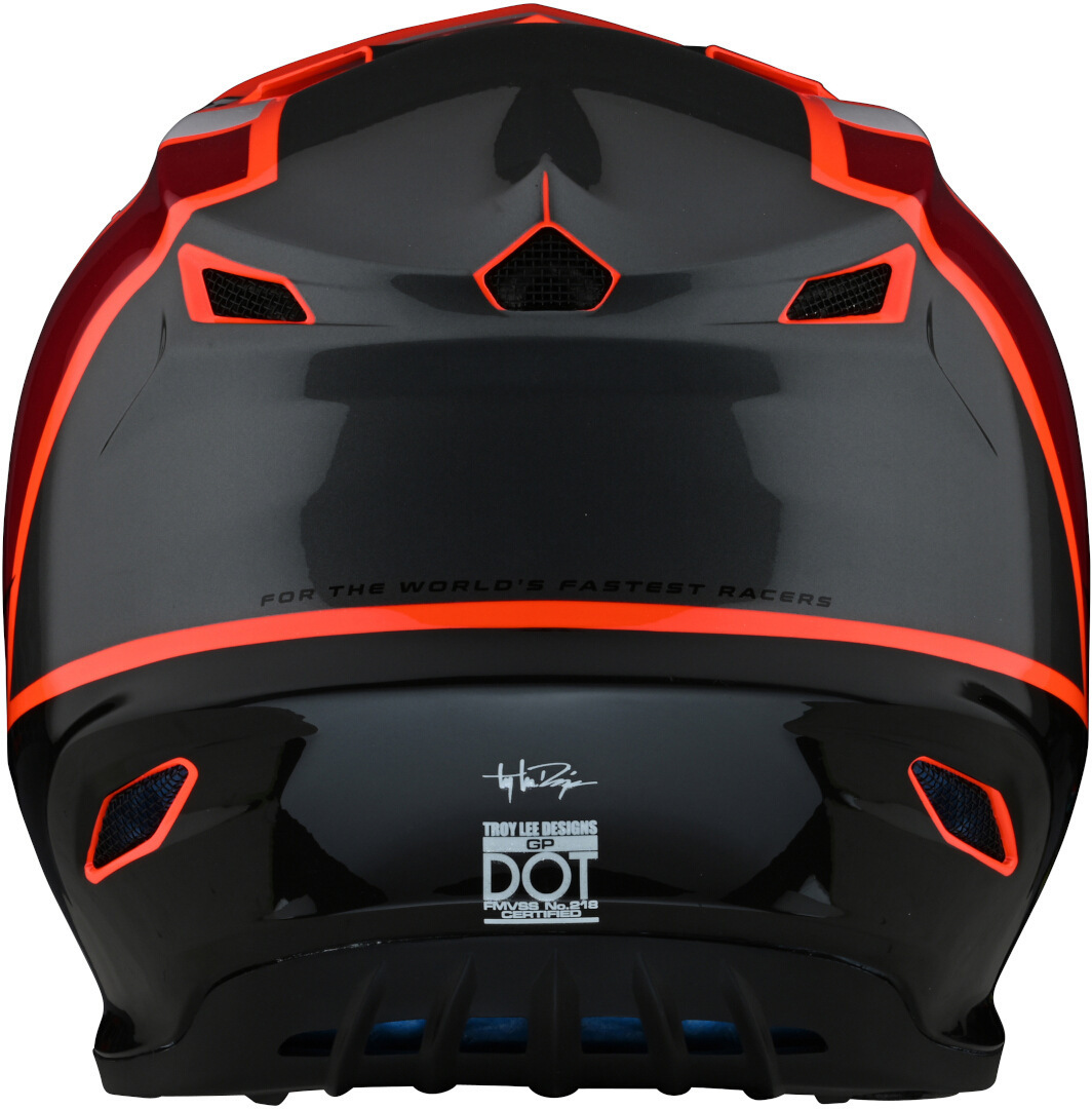 Troy Lee Designs GP Nova Cască de motocross pentru tineret Portocaliu neon Y/L (52/53) Figura 6