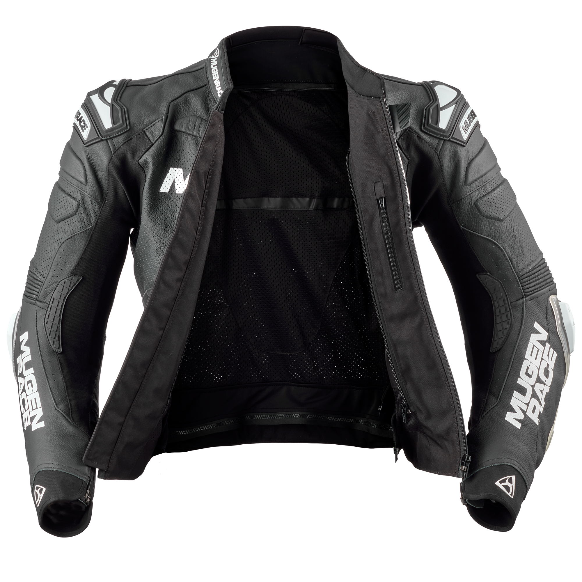 MUGENRACE Mry perforated Motorcycle Leather Jacket black 52 Figure 4