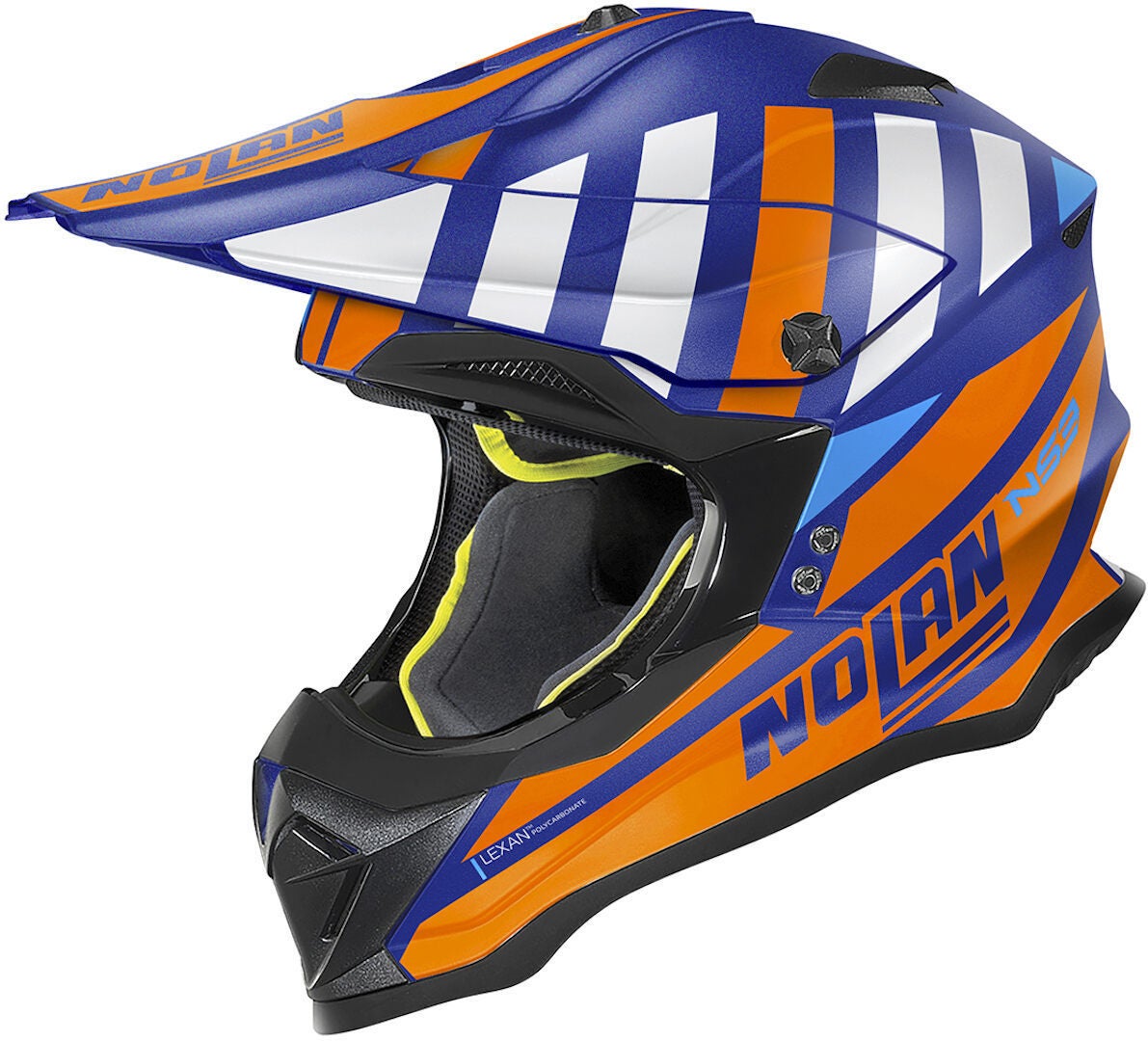 Nolan N53 Cliffjumper Casco Motocross blu/arancione M (58) Figura 1