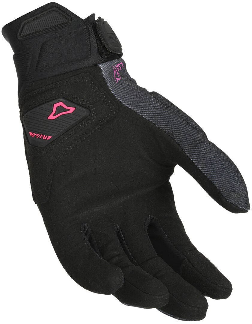 Macna Mana Motorcykelhandsker til damer sort/pink L Figur 2
