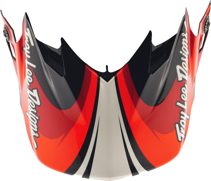 Troy Lee Designs GP Pro Crossover Peak - Svart/Röd Figur 2