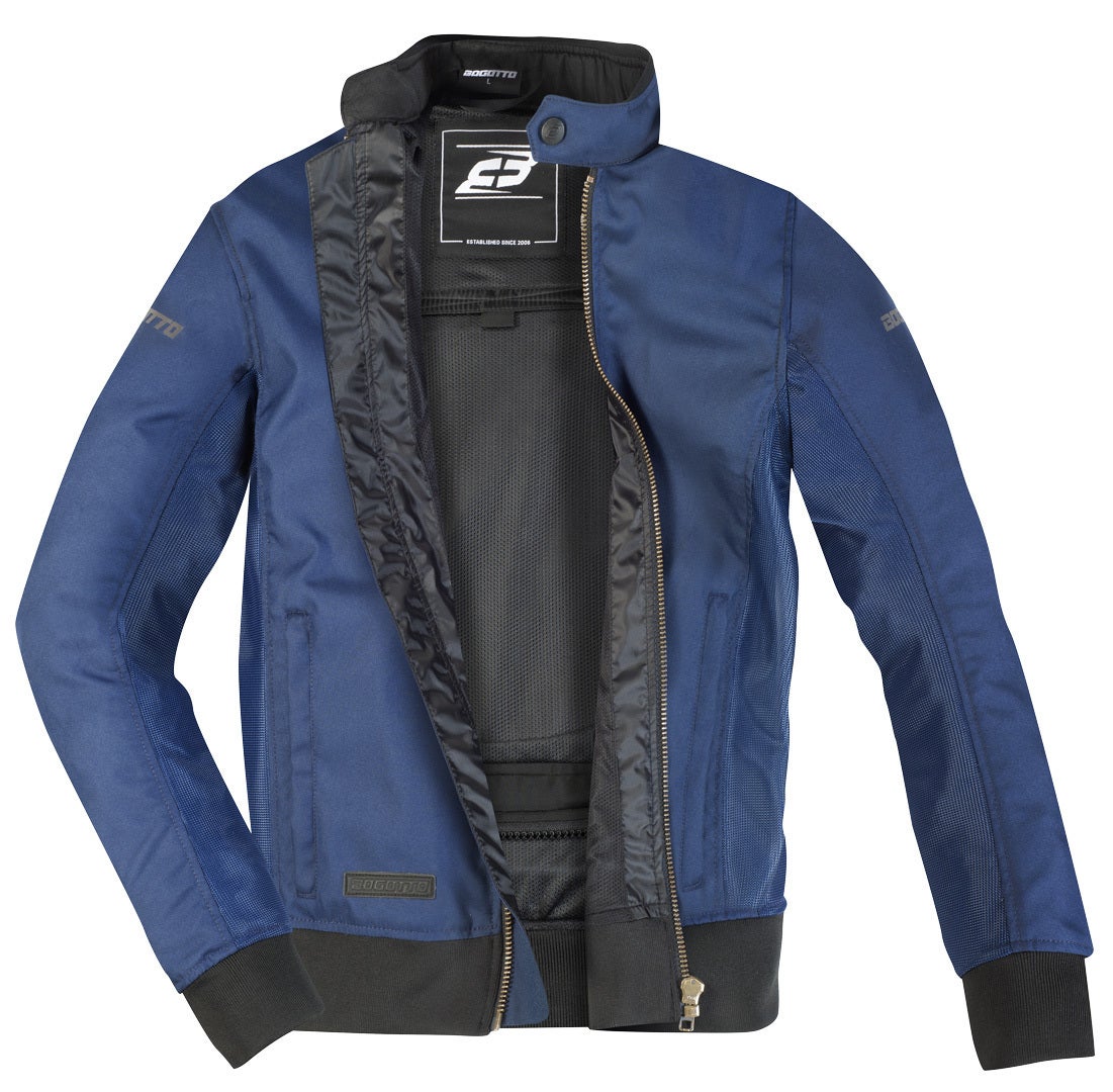 Bogotto Drift-R Air Mesh Moottoripyörän tekstiilitakki sininen 6XL Kuva 4