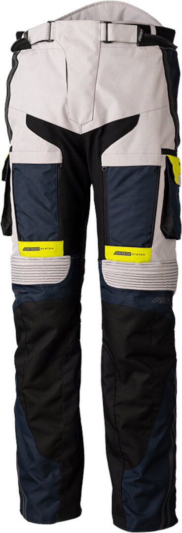 RST Pro Series Adventure-Xtreme Pantaloni textile pentru motociclete negru/galben 4XL Figura 1