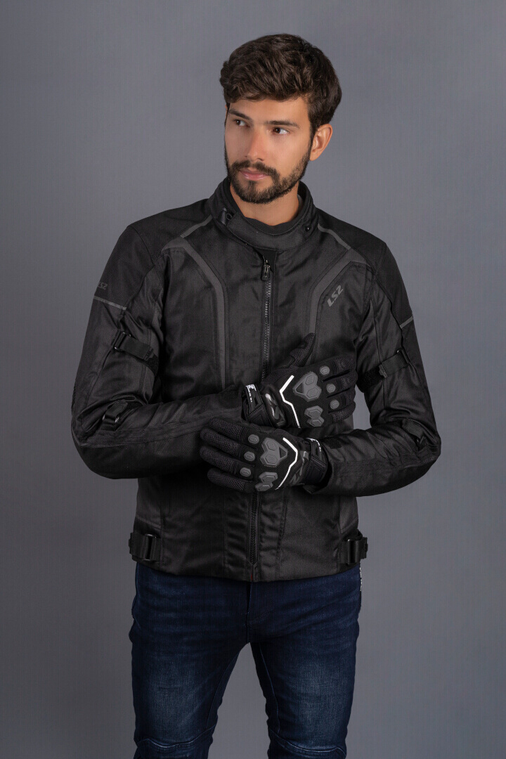 LS2 Sepang waterproof Motorcycle Textile Jacket black/dark grey M Figure 17