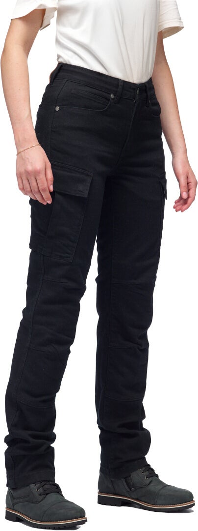 Modeka Brandon Cargo Vaqueros de moto para mujer negro 22 Figura 3