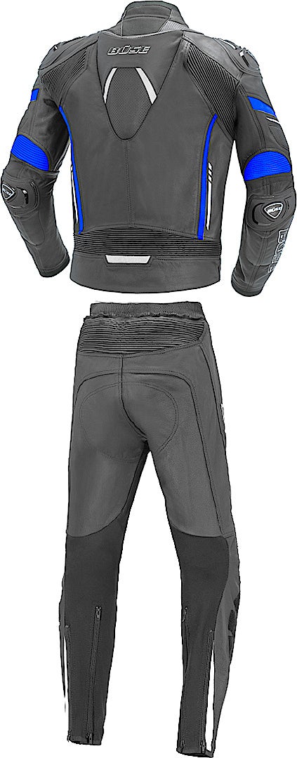Büse Imola Two Piece Motorcycle Leather Suit black/blue 46 Figure 2