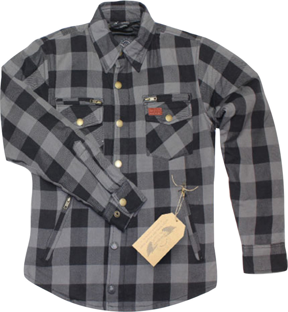 Büse M11 Camicia moto grigio L Figura 2