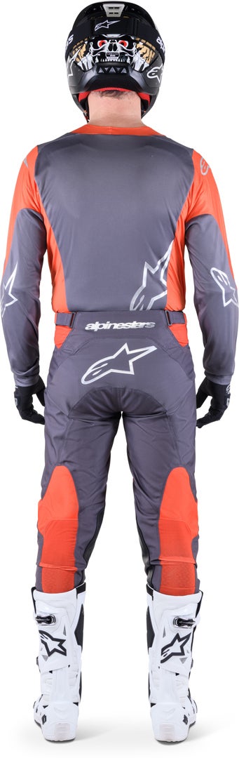 Alpinestars Racer Hoen Motocross Jersey grau/orange XL Abbildung 2