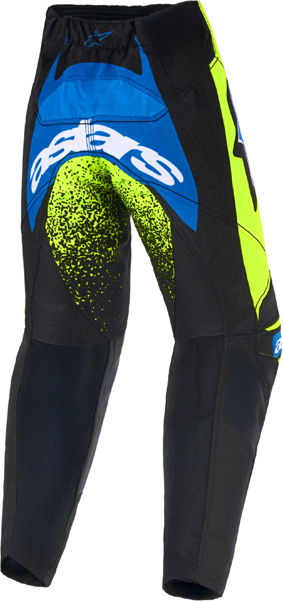 Alpinestars Racer Nomur Pantaloni de motocross pentru copii Albastru/galben-neon 18 Figura 2