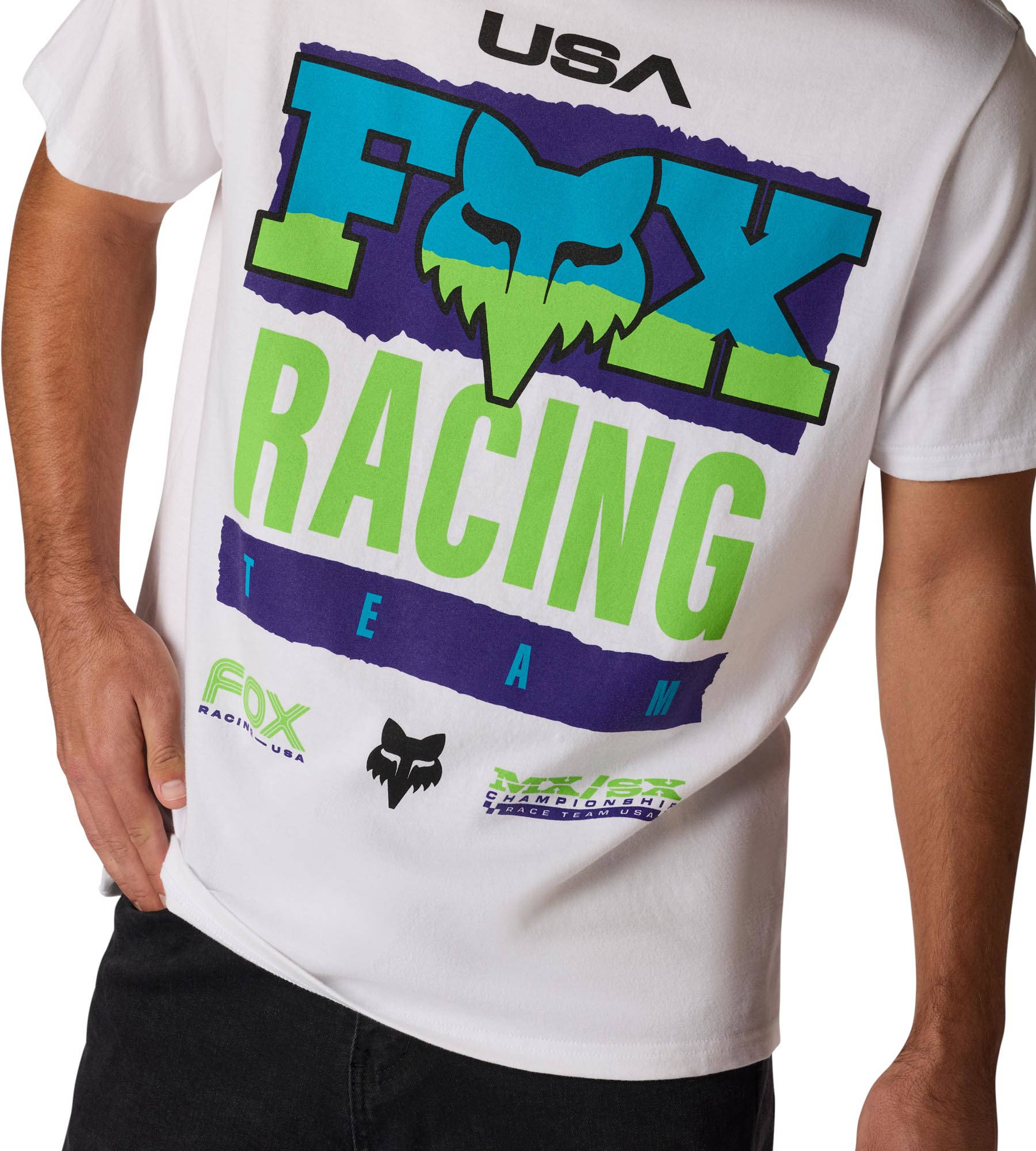FOX Hardcore 195 Original T-shirt Blanc M Figure 6