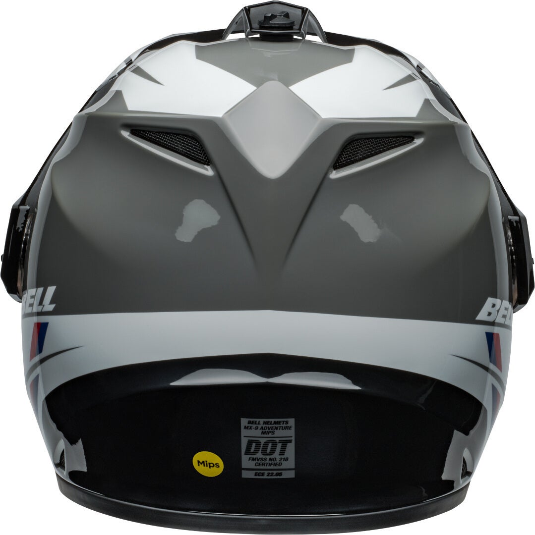 Bell MX-9 Adventure MIPS Alpine Motocross Helm dunkelgrau M (57/58) Abbildung 4