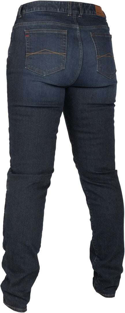 Klim Betty Tapered Stretch Dame Motorcykel Jeans mørkeblå 8/30 Figur 2