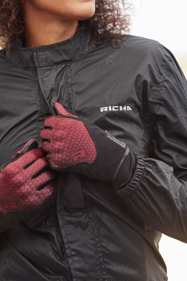 Richa Aquaguard Ladies Motorcycle Rain Jacket black L Figure 3