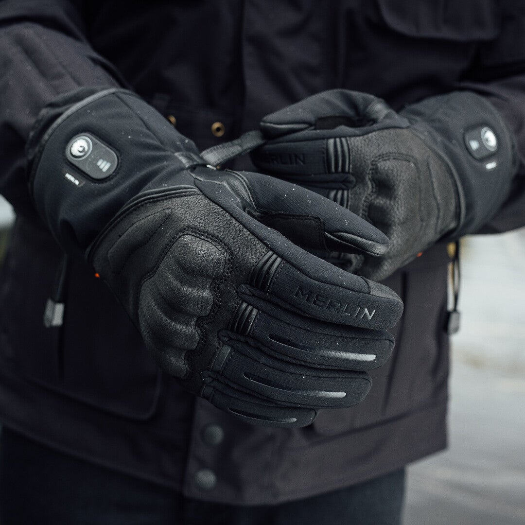 Merlin Curborough D3O Gants de moto imperméables chauffés L Figure 2