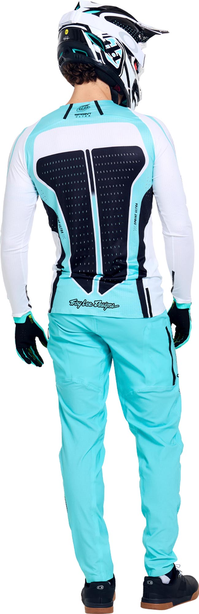 Troy Lee Designs Sprint Ultra Proton Camisa de Bicicleta Branco L Figura 16