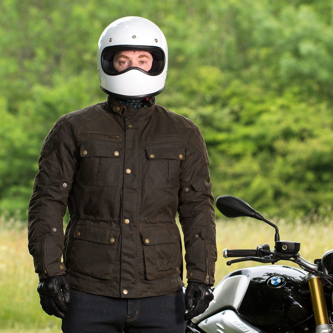 Merlin Yoxall II Motorcycle Waxed Jacket olive L Figure 6