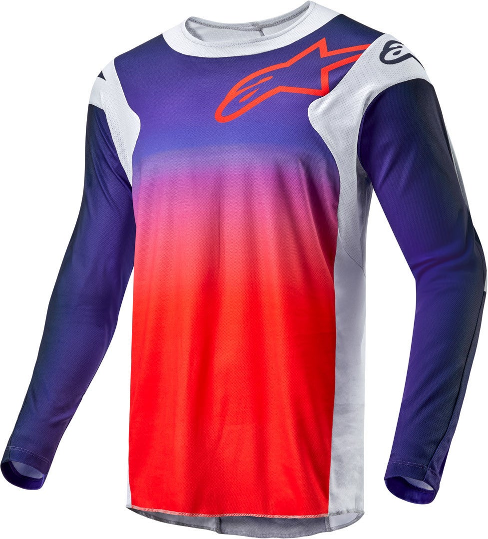 Alpinestars Racer Hoen Motocross Jersey grau/orange M Abbildung 1