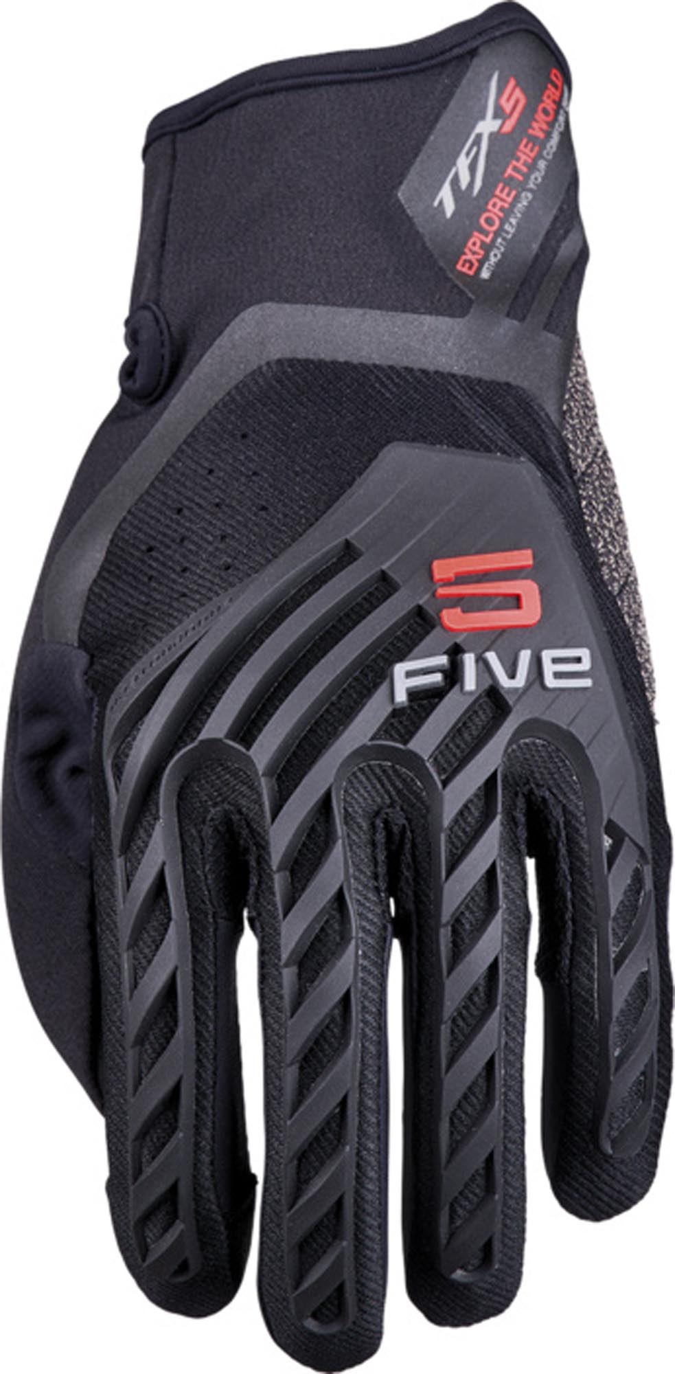 Five TFX5 モーターサイクルグローブ 黒 M 図1