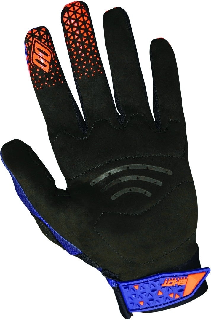Shot Aerolite Delta Motocross handsker blå/orange 11 Figur 3