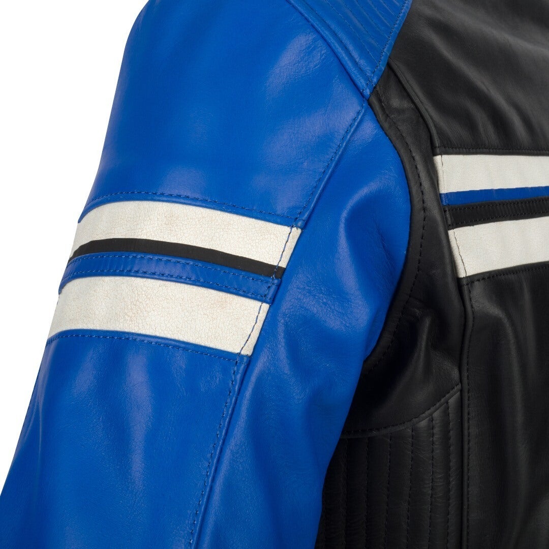 Segura Romeo Ladies Motorcycle Leather Jacket black/blue/white 46 Figure 6