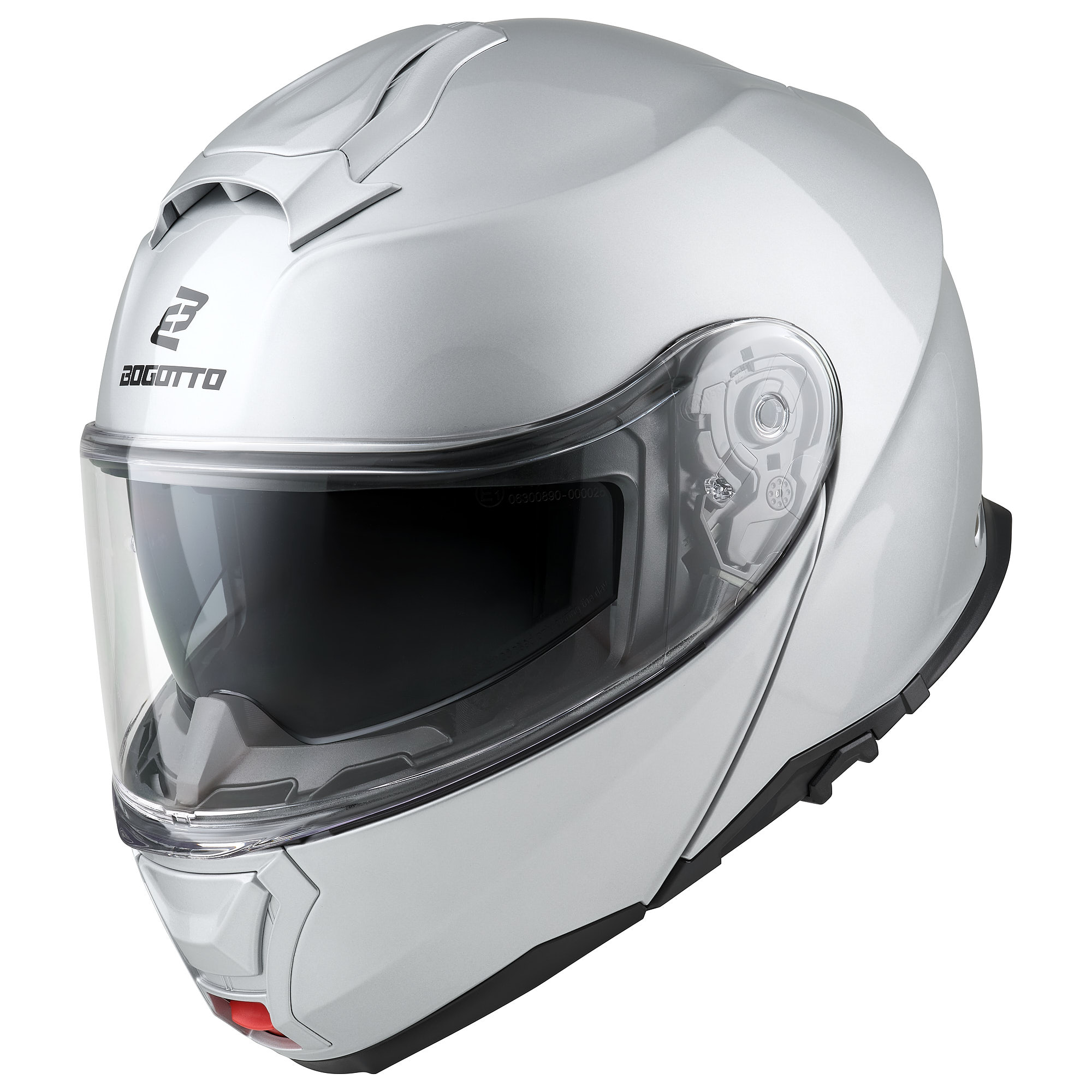 Bogotto H272 Flip-up-kypärä Hopea S (55/56) Kuva 2