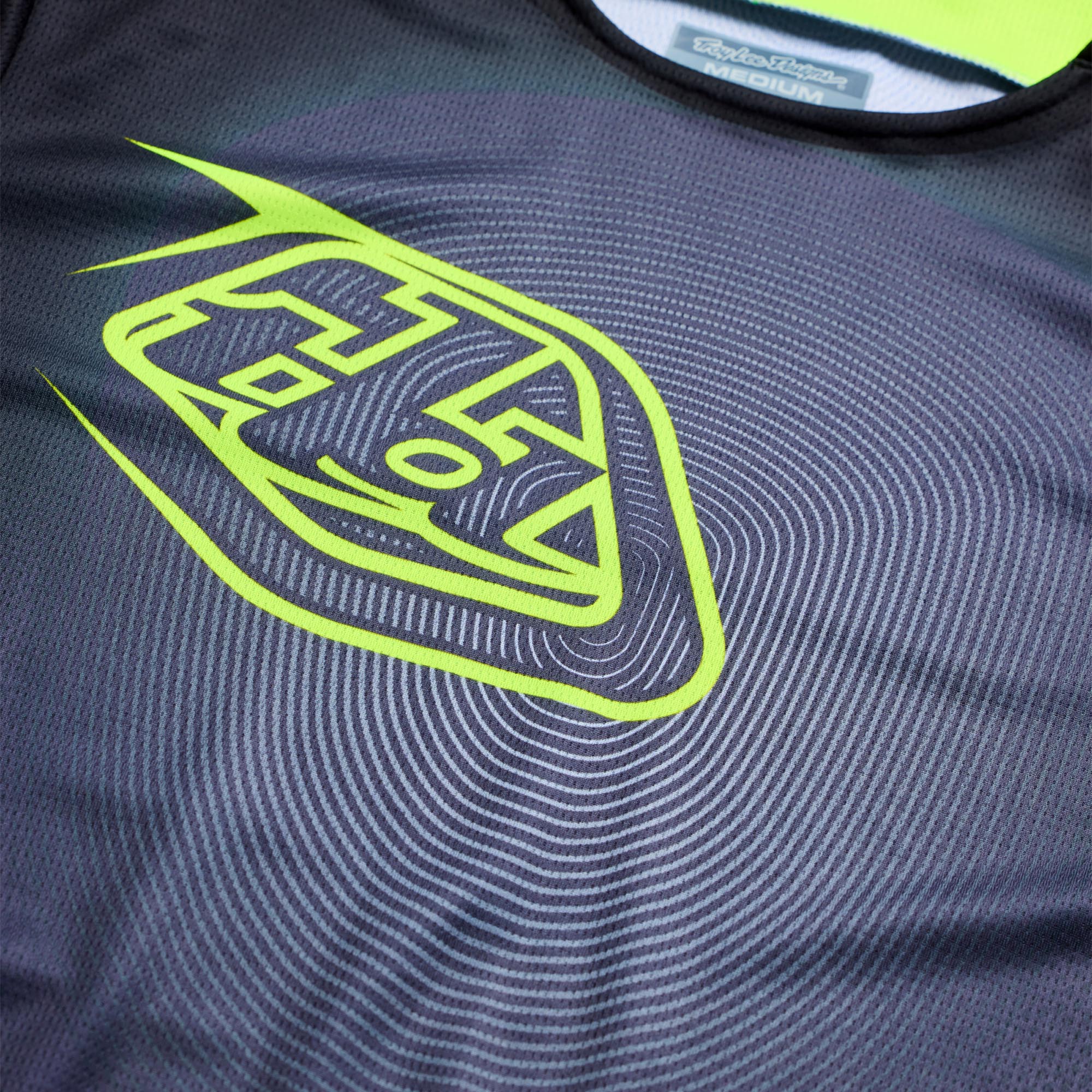 Troy Lee Designs GP Pro Imprint Motocross Jersey grau/neongelb M Abbildung 4