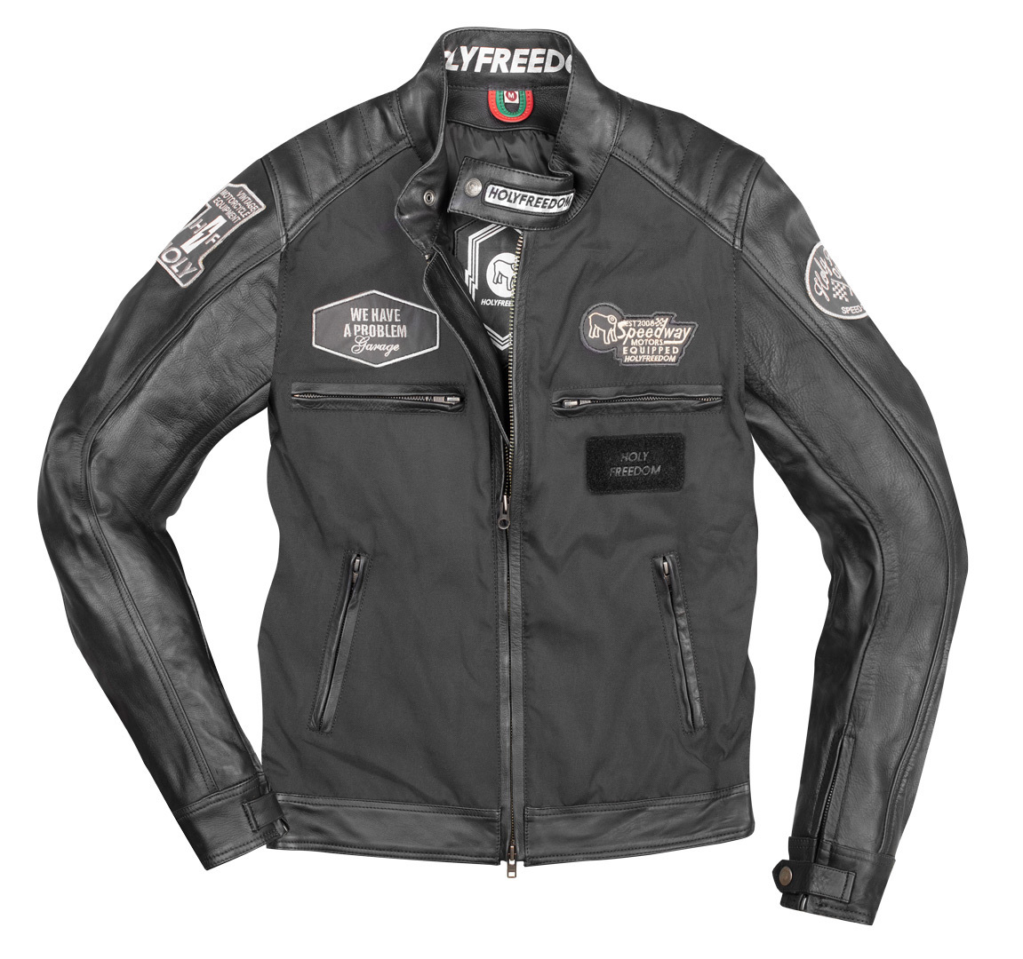 HolyFreedom Zero TL motorcycle leather/textile jacket S Figure 1