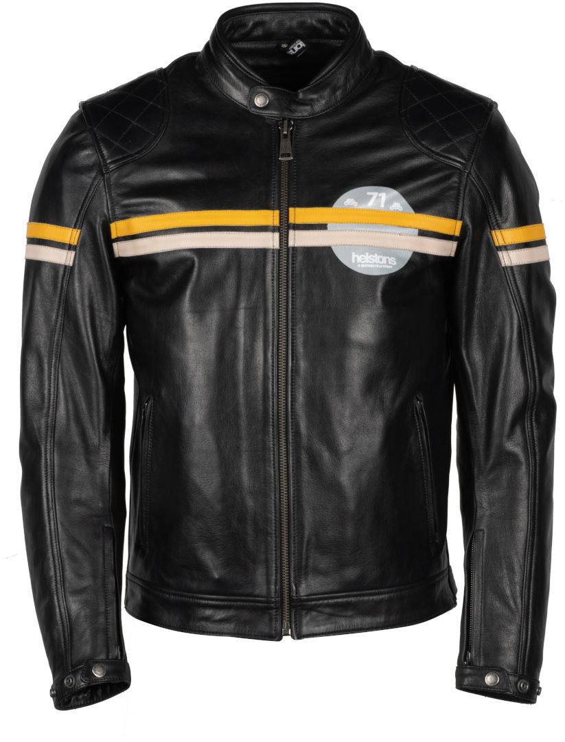 Helstons Chevy Buffalo Motorrad Lederjacke schwarz M Abbildung 1