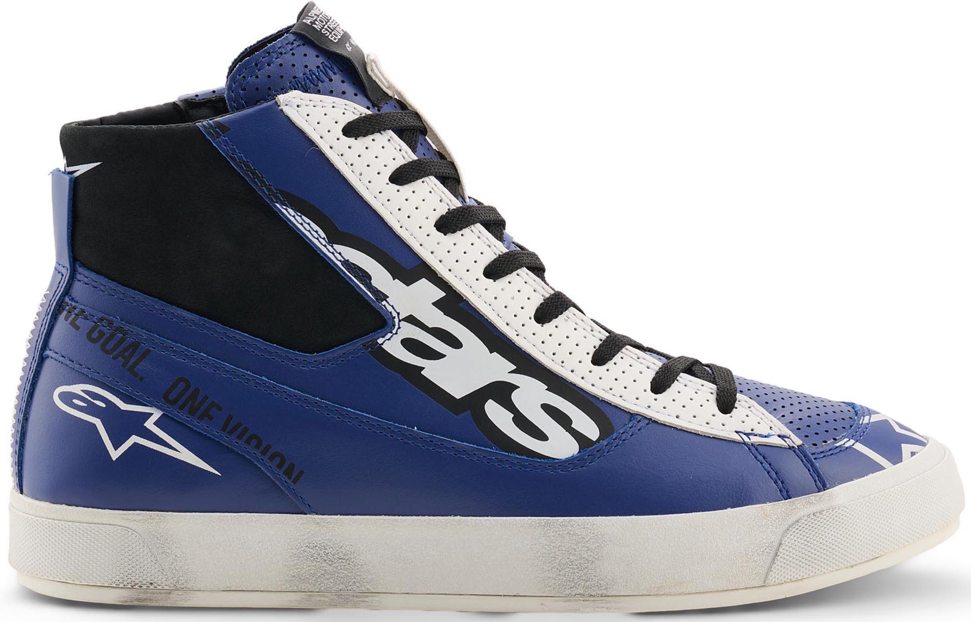 Alpinestars Stated Flair Motorcykelsko blå/hvid/sort 12 Figur 4