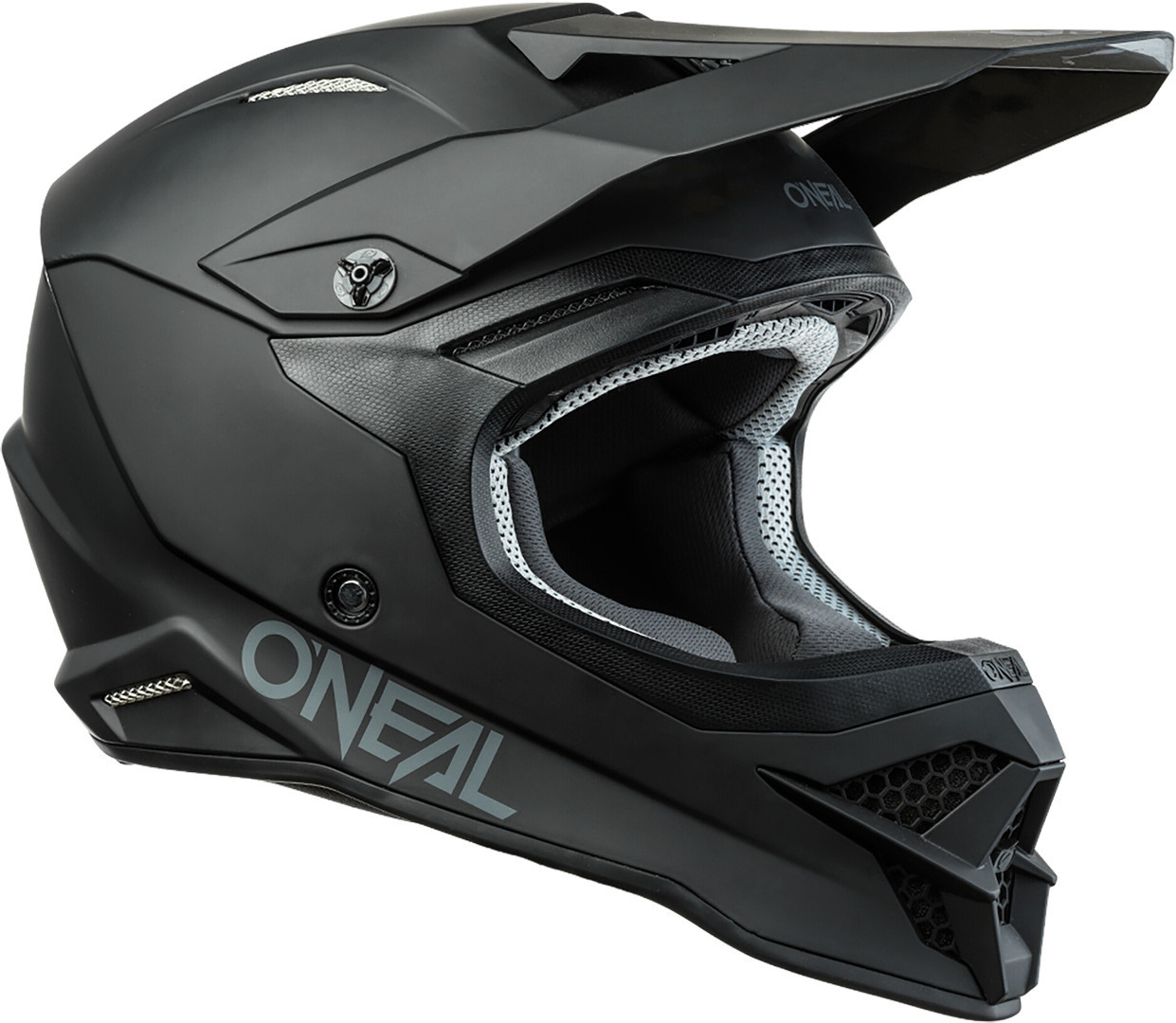 Oneal 3Series Solid Casco motocross nero XL (61/62) Figura 3