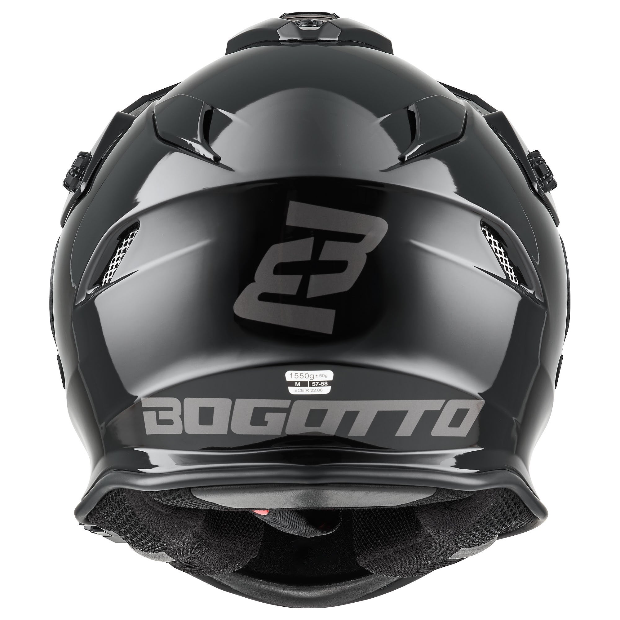 Bogotto H331 Enduro-hjälm svart XS (53/54) Figur 6